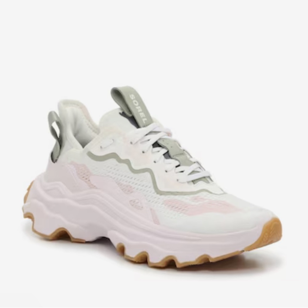 Sorel Kinetic Breakthru Day Lace Sneaker in Dreamy White